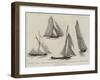 The Yacht Thistle Racing on the Clyde before Her Departure for the United States to Compete for the-null-Framed Giclee Print