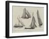 The Yacht Thistle Racing on the Clyde before Her Departure for the United States to Compete for the-null-Framed Giclee Print