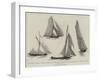 The Yacht Thistle Racing on the Clyde before Her Departure for the United States to Compete for the-null-Framed Giclee Print