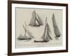 The Yacht Thistle Racing on the Clyde before Her Departure for the United States to Compete for the-null-Framed Giclee Print