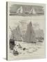 The Yachting Season at Cowes, the First Race of the Royal London Yacht Club Regatta-null-Stretched Canvas