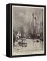 The Yachting Season at Cowes-Charles Edward Dixon-Framed Stretched Canvas