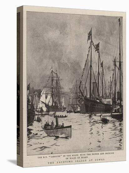 The Yachting Season at Cowes-Charles Edward Dixon-Stretched Canvas