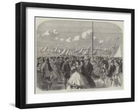 The Yachting Season at Ryde, Scene on the Pier-null-Framed Giclee Print