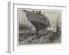 The Yachting Season, Fitting Out a Racer-null-Framed Giclee Print