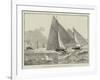 The Yachting Season, Three-Tonner Race on the Thames-null-Framed Giclee Print