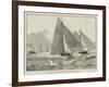 The Yachting Season, Three-Tonner Race on the Thames-null-Framed Giclee Print