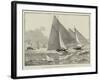 The Yachting Season, Three-Tonner Race on the Thames-null-Framed Giclee Print