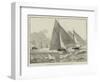 The Yachting Season, Three-Tonner Race on the Thames-null-Framed Giclee Print