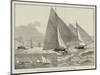 The Yachting Season, Three-Tonner Race on the Thames-null-Mounted Giclee Print