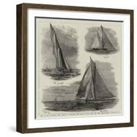 The Yachts Genesta and Puritan Competing This Week at New York for the International Challenge Cup-William Lionel Wyllie-Framed Giclee Print