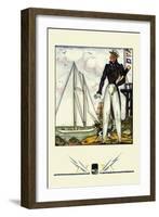 The Yachtsman-null-Framed Art Print