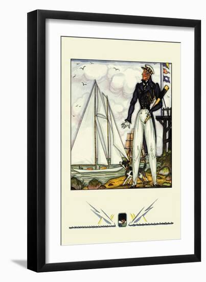 The Yachtsman-null-Framed Art Print