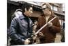 THE YAKUZA by SydneyPollack with Ken Takakura and Robert Mitchum, 1974 (photo)-null-Mounted Photo