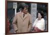 THE YAKUZA by SydneyPollack with Robert Mitchum and Kishi Keiko, 1974 (photo)-null-Framed Photo