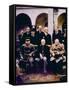 The Yalta Conference, Joseph Stalin, Franklin D. Roosevelt, Winston Churchill, February, 1945-null-Framed Stretched Canvas