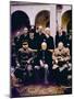 The Yalta Conference, Joseph Stalin, Franklin D. Roosevelt, Winston Churchill, February, 1945-null-Mounted Photo