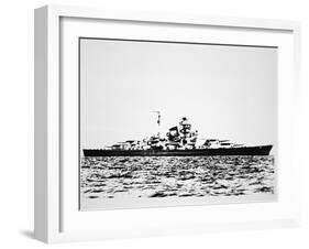 The Yamato Gigantic Japanese Battleship of Wwii-null-Framed Giclee Print