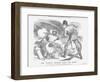 The Yankee Fireman Keeps His Word, 1866-John Tenniel-Framed Giclee Print