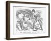 The Yankee Fireman Keeps His Word, 1866-John Tenniel-Framed Giclee Print