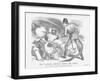 The Yankee Fireman Keeps His Word, 1866-John Tenniel-Framed Giclee Print