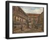 'The Yard of the Queen's Head Inn, Borough', Southwark, London, 1880 (1926)-John Crowther-Framed Giclee Print