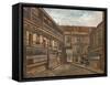 'The Yard of the Queen's Head Inn, Borough', Southwark, London, 1880 (1926)-John Crowther-Framed Stretched Canvas