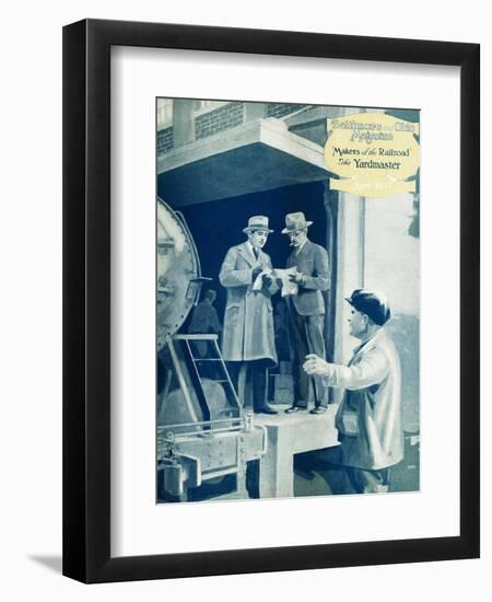 The Yardmaster-Charles H. Dickson-Framed Giclee Print