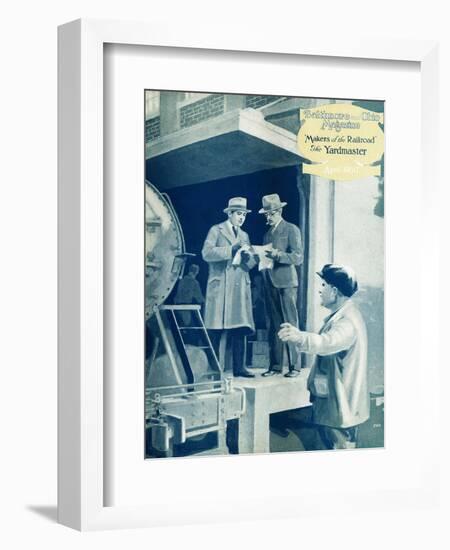 The Yardmaster-Charles H. Dickson-Framed Giclee Print