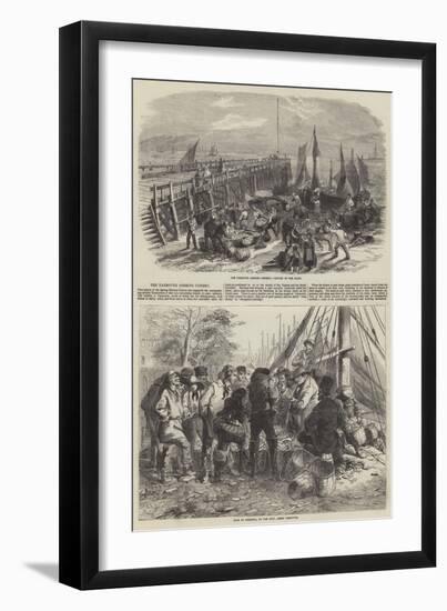 The Yarmouth Herring Fishery-W. R. Woods-Framed Giclee Print