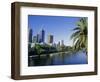 The Yarra River and City Buildings from Princes Bridge, Melbourne, Victoria, Australia-Richard Nebesky-Framed Photographic Print