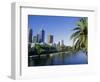 The Yarra River and City Buildings from Princes Bridge, Melbourne, Victoria, Australia-Richard Nebesky-Framed Photographic Print