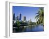 The Yarra River and City Buildings from Princes Bridge, Melbourne, Victoria, Australia-Richard Nebesky-Framed Photographic Print