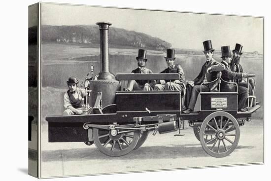 The Yarrow-Hilditch Steam Carriage-English School-Stretched Canvas