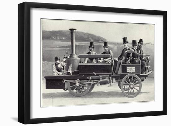 The Yarrow-Hilditch Steam Carriage-English School-Framed Giclee Print