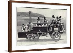 The Yarrow-Hilditch Steam Carriage-English School-Framed Giclee Print