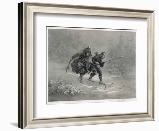 The Year Old Royal Child Haakon Haajonson-K. Bergshien-Framed Art Print