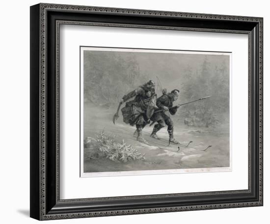 The Year Old Royal Child Haakon Haajonson-K. Bergshien-Framed Art Print