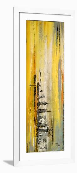 The Yellow and Silver Ones I-Patricia Pinto-Framed Art Print