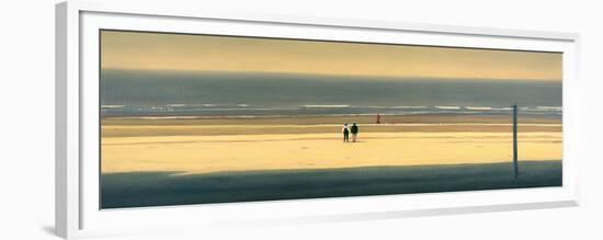 The Yellow Beach-Mark Van Crombrugge-Framed Premium Giclee Print