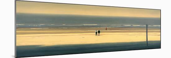 The Yellow Beach-Mark Van Crombrugge-Mounted Art Print