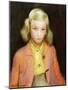 The Yellow Blouse, 1939 (Oil on Canvas)-Harold Harvey-Mounted Giclee Print