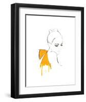 The Yellow Bow-Jessica Durrant-Framed Art Print