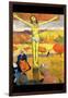 The Yellow Christ-Paul Gauguin-Framed Art Print