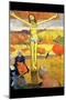 The Yellow Christ-Paul Gauguin-Mounted Art Print