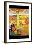 The Yellow Christ-Paul Gauguin-Framed Art Print