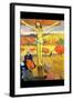 The Yellow Christ-Paul Gauguin-Framed Art Print