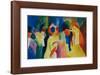 The Yellow Coat-Auguste Macke-Framed Collectable Print