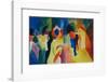 The Yellow Coat-Auguste Macke-Framed Collectable Print