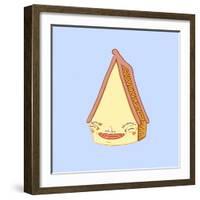 The Yellow Cream House-Danielle O'Malley-Framed Art Print